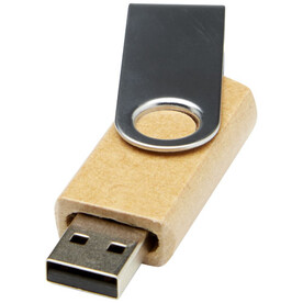 Rotate USB-Stick 3.0 aus recyceltem Papier, Kraftpapier, 16GB bedrucken, Art.-Nr. 1Z51106K