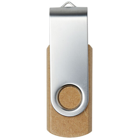 Rotate USB-Stick 3.0 aus recyceltem Papier, Kraftpapier, 16GB bedrucken, Art.-Nr. 1Z51106K