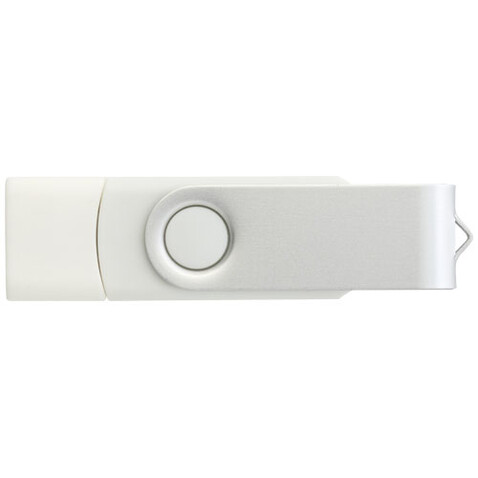 OTG Rotate USB Typ-C Stick, weiss, 1GB bedrucken, Art.-Nr. 1Z51401D