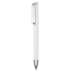Kugelschreiber GLOSSY–weiss bedrucken, Art.-Nr. 00086_0101