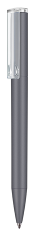 Kugelschreiber LIFT SOFT P–dunkel grau bedrucken, Art.-Nr. 03811_1407
