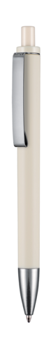 Kugelschreiber EXOS SOFT–elfenbein bedrucken, Art.-Nr. 07601_0306