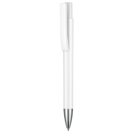 Kugelschreiber STRATOS–weiss bedrucken, Art.-Nr. 07900_0101