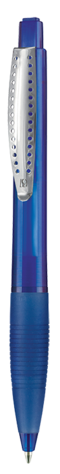Kugelschreiber CLUB TRANSPARENT–royal-blau TR/FR bedrucken, Art.-Nr. 18800_4303