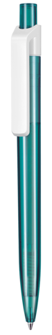 Kugelschreiber INSIDER TRANSPARENT S–smaragd-grün TR/FR bedrucken, Art.-Nr. 42300_4044
