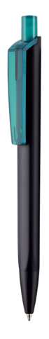 Kugelschreiber TRI-STAR SOFT STP–schwarz/smaragd-grün TR/FR bedrucken, Art.-Nr. 43531_1500_4044