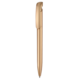 Kugelschreiber CLEAR GOLD–gold lackiert bedrucken, Art.-Nr. 52001