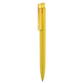 Kugelschreiber FRESH SOFT ST–zitronen-gelb/ananas-gelb TR/FR bedrucken, Art.-Nr. 55801_0200_3210
