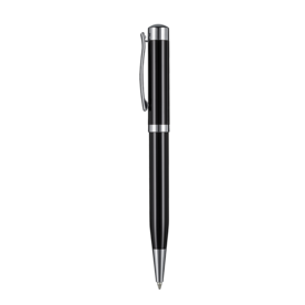 Kugelschreiber FORTUNA SCHWARZ, incl. 1-er Pen-Box–schwarz bedrucken, Art.-Nr. 61000_5111