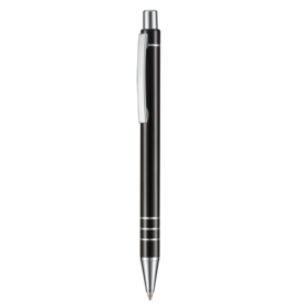Kugelschreiber GLANCE SCHWARZ–schwarz bedrucken, Art.-Nr. 68710_5111