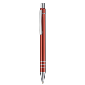 Kugelschreiber GLANCE ROT–rot bedrucken, Art.-Nr. 68716_5105