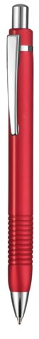 Kugelschreiber TRIANGLE ROT–rot bedrucken, Art.-Nr. 68916_5105