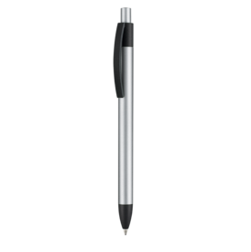 Kugelschreiber CAPRI SILBER–silber bedrucken, Art.-Nr. 69800_5112