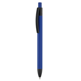 Kugelschreiber CAPRI SOFT BLAU–dunkel blau bedrucken, Art.-Nr. 69914_5109