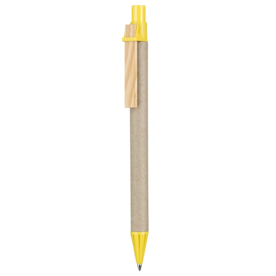 Kugelschreiber CARTON I–zitronen-gelb bedrucken, Art.-Nr. 70250_0200