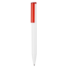 Kugelschreiber LIFT RECYCLED–rot transp. recycled PC bedrucken, Art.-Nr. 93810_0613