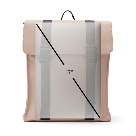 VINGA Baltimore Rucksack greige bedrucken, Art.-Nr. 500120 VINGA Baltimore Rucksack greige bedrucken, Art.-Nr. 500120