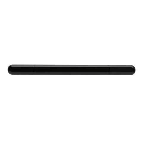 Swiss Peak Storm Dual-Tip-Pen aus RCS recyceltem Aluminum schwarz bedrucken, Art.-Nr. P611.251