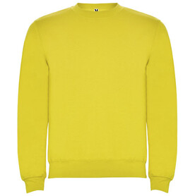 Clasica Sweatshirt mit Rundhalsausschnitt für Kinder, gelb bedrucken, Art.-Nr. K10701BC