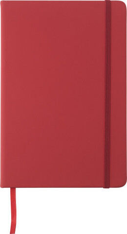 Notizbuch A5 aus PU Eva – Rot bedrucken, Art.-Nr. 008999999_3076