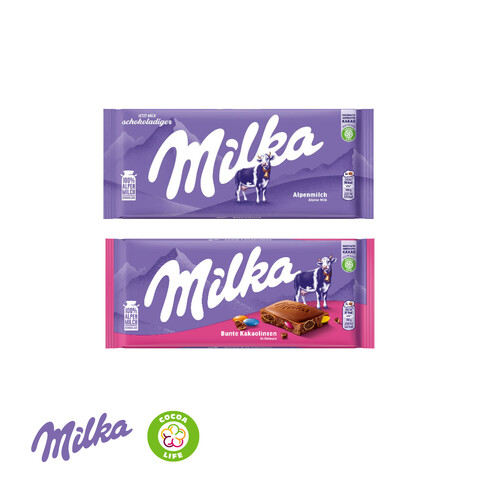 Schokolade von Milka, 100 g bedrucken, Art.-Nr. 91013-O