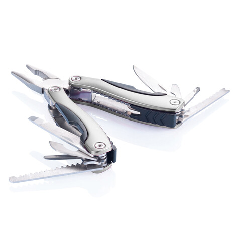 Fix Multitool silber, schwarz bedrucken, Art.-Nr. P221.132