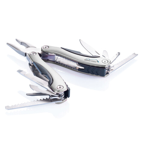 Fix Multitool silber, schwarz bedrucken, Art.-Nr. P221.132