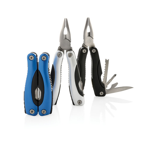 Fix Multitool silber, schwarz bedrucken, Art.-Nr. P221.132