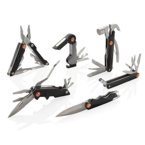 Excalibur Tool mit Zange schwarz, orange bedrucken, Art.-Nr. P221.431