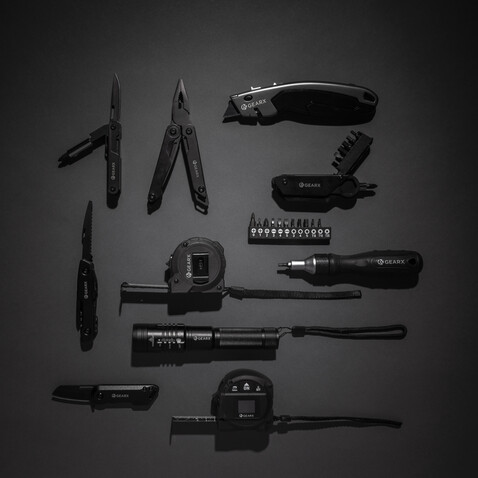 Gear X Ratschen-Schraubendreher schwarz bedrucken, Art.-Nr. P221.501