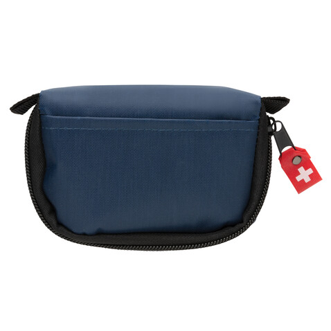 Erste Hilfe Set in Tasche navy blau bedrucken, Art.-Nr. P265.315