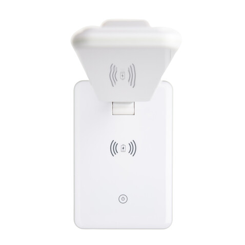 5W Wireless Charging Schreibtischlampe weiß bedrucken, Art.-Nr. P308.783