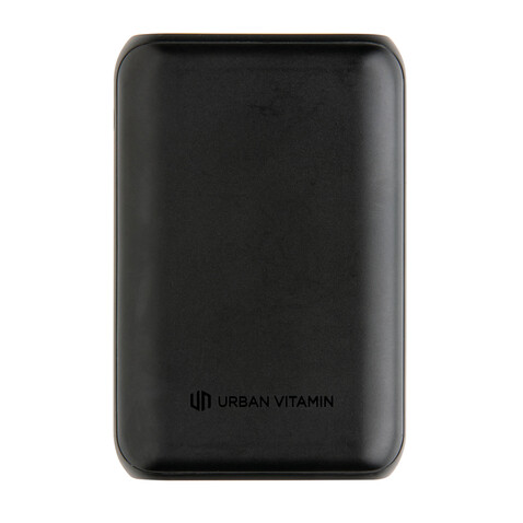 Urban Vitamin Alameda 10.000mAh 18W PD Powerbank schwarz bedrucken, Art.-Nr. P322.701