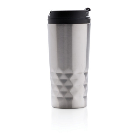 Geometrischer Becher silber bedrucken, Art.-Nr. P432.362