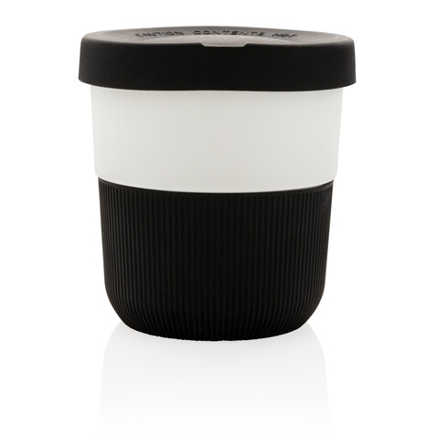 PLA Cup Coffee-To-Go 280ml schwarz bedrucken, Art.-Nr. P432.891