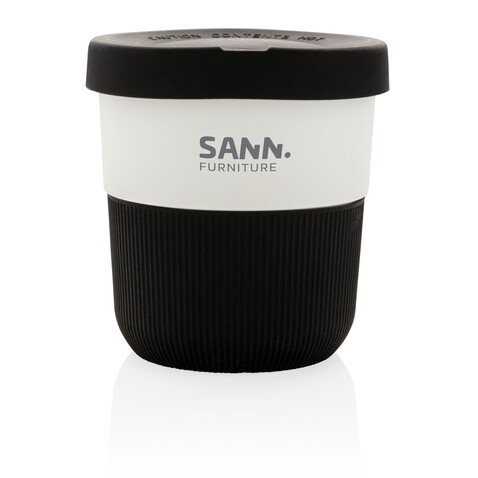 PLA Cup Coffee-To-Go 280ml schwarz bedrucken, Art.-Nr. P432.891