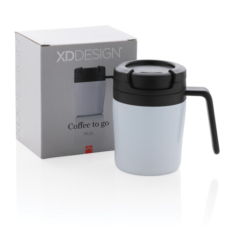 Coffee to go Tasse weiß bedrucken, Art.-Nr. P432.943