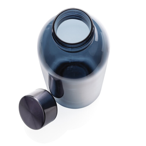 Auslaufsichere Trinkflasche mit Metalldeckel blau bedrucken, Art.-Nr. P433.445