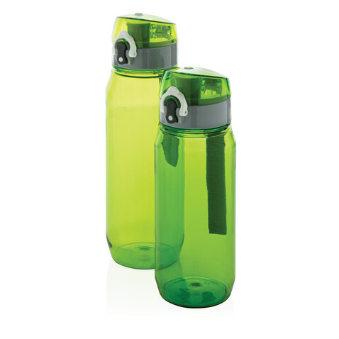 Tritan Flasche XL 800ml grün, grau bedrucken, Art.-Nr. P436.027