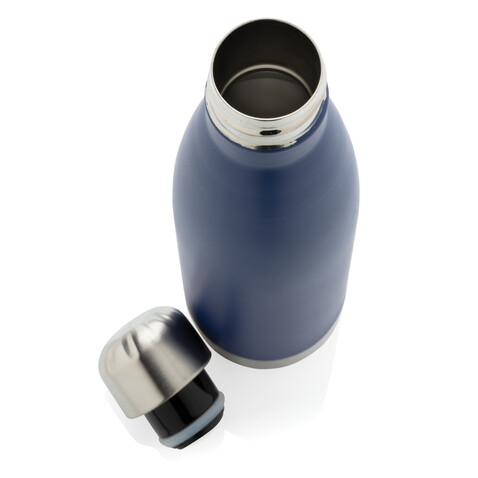 Vakuumisolierte Stainless Steel Flasche blau bedrucken, Art.-Nr. P436.495