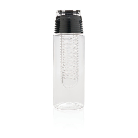 Verschließbare Aromaflasche transparent, grau bedrucken, Art.-Nr. P436.545
