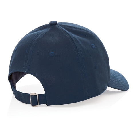 Impact 6 Panel Kappe aus 280gr rCotton mit AWARE™ Tracer navy blau bedrucken, Art.-Nr. P453.309