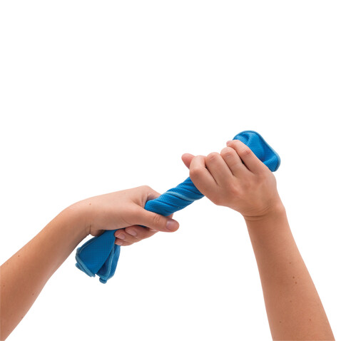Kühlhandtuch blau bedrucken, Art.-Nr. P453.775