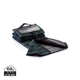 Tartan Picknickdecke schwarz bedrucken, Art.-Nr. P459.610 Tartan Picknickdecke schwarz bedrucken, Art.-Nr. P459.610