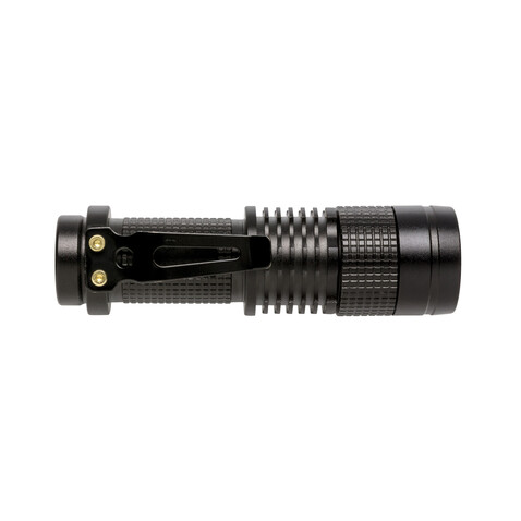 Kompakte 3W Cree Taschenlampe schwarz bedrucken, Art.-Nr. P513.571