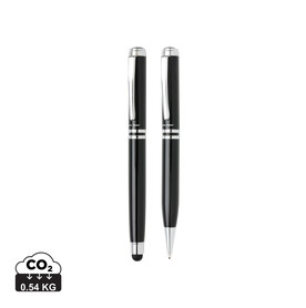 Executive Schreibset schwarz, silber bedrucken, Art.-Nr. P610.430 Executive Schreibset schwarz, silber bedrucken, Art.-Nr. P610.430