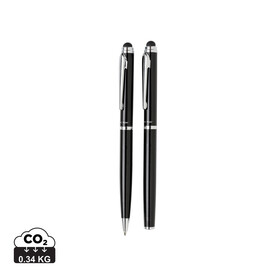 Deluxe Schreibset schwarz bedrucken, Art.-Nr. P610.450 Deluxe Schreibset schwarz bedrucken, Art.-Nr. P610.450