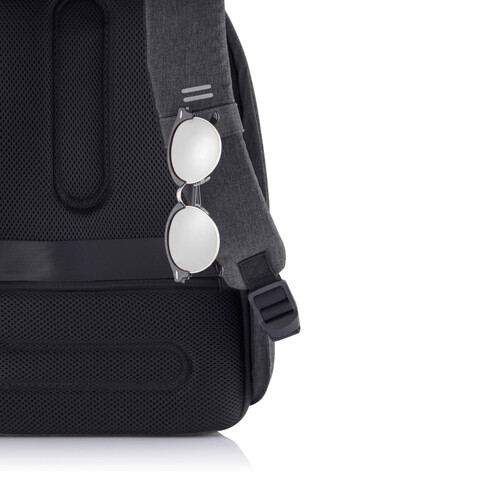 Bobby Hero Regular Anti-Diebstahl-Rucksack anthrazit, grau bedrucken, Art.-Nr. P705.291