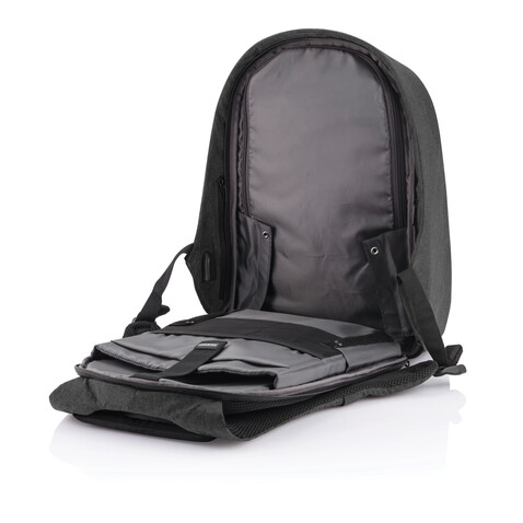 Bobby Hero Regular Anti-Diebstahl-Rucksack anthrazit, grau bedrucken, Art.-Nr. P705.291