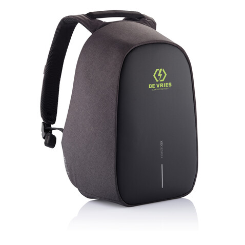 Bobby Hero Regular Anti-Diebstahl-Rucksack anthrazit, grau bedrucken, Art.-Nr. P705.291